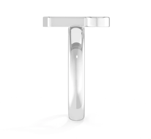 Bague en argent sterling 925 cadre de lunette bourdon naturel pierre précieuse forme de musique haute finition classique fête de mariage à la mode - Product Image 3