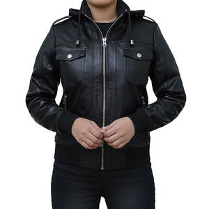 แจ็คเก็ตหนังผู้ชายแบบใหม่ ผลิตตามสั่ง หนังแท้ ดีไซน์ทันสมัย สไตล์ลำลอง ราคาสมเหตุสมผล ขายส่ง - Product Image 1