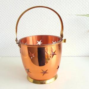 Cubo de hielo de cobre Premium hecho a mano con una elegante textura martillada, perfecto para celebraciones exclusivas y reuniones elegantes - Product Image 5