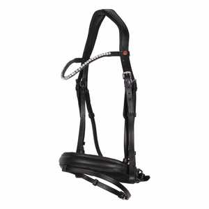 Vente en gros de bride en cuir pour cheval équestre de haute qualité en noir et marron Nouvelle bride de haute qualité en noir et marron - Product Image 2