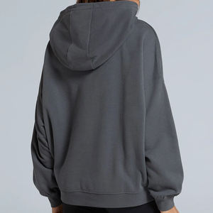 Sudaderas con Capucha Extra Grandes para Mujer, 100% Algodón, Hombros Caídos, Estilo Holgado, Estampado en Serigrafía, Manga Larga, Novedad - Product Image 2