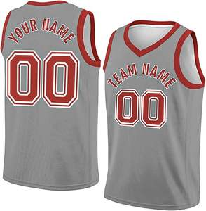 Camiseta de baloncesto de la mejor calidad al por mayor camiseta de baloncesto reversible de poliéster 100% de todos los equipos transpirable entrenamiento - Product Image 1