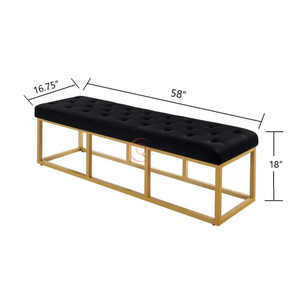 Asiento de Banco de diseño de moda, superventas, sofá moderno, taburete para zapatos de oficina, muebles, juego de restaurante, sofá, cama, taburete, banco - Product Image 3
