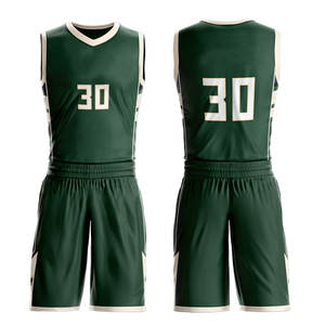 ออกแบบชื่อและหมายเลขของคุณเอง โลโก้ที่ดีที่สุด ชุดบาสเก็ตบอลในชุดบาสเก็ตบอล Sublimated สีทึบสําหรับผู้ชาย - Product Image 1