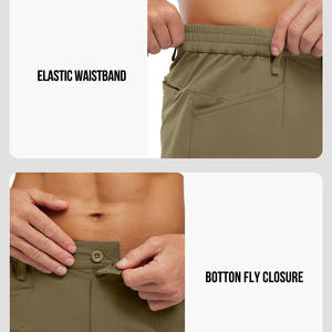 Produit d'été Short de golf Quick Dry Classic Summer Daily Casual Fashion Solid Color Breathable shorts for Men's - Product Image 6