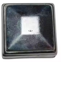 Tapas de poste de valla piramidal de aluminio fundido de alta calidad, tapa decorativa duradera a prueba de herrumbre para uso doméstico en exteriores, calidad de exportación - Product Image 2