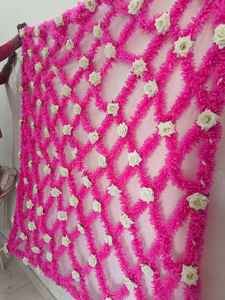 ฉากหลังตกแต่งดอกไม้อินเดียสวยงามทำด้วยมือฉากหลังที่เป็นมิตรกับสิ่งแวดล้อมสำหรับงานแต่งงานทั้งหมดฟังก์ชั่นและกิจกรรม - Product Image 4