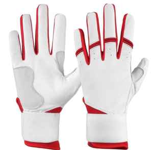 ถุงมือเบสบอลซอฟต์บอลหนังแท้สินค้ามาใหม่ถุงมือกีฬาเบสบอลกันลื่นออกแบบโลโก้ได้ตามต้องการ - Product Image 3