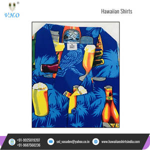 เสื้อฮาวายพิมพ์ลายวัสดุโพลีเอสเตอร์แฟชั่น,เสื้อฮาวายสำหรับผู้ใหญ่และวัยรุ่น - Product Image 5