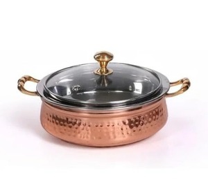 Gran demanda de venta de acero inoxidable Kadhai de cobre, su compañero de cocina definitivo, Kadhai de acero inoxidable con fondo de cobre - Product Image 6