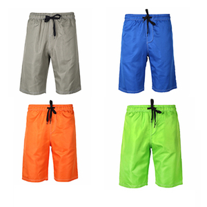 Pantalones cortos de playa de hombre en blanco de secado rápido personalizados OEM lisos de alta calidad pantalones cortos de tabla de surf - Product Image 1