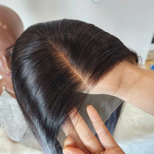 Peluca de cabello humano vietnamita virgen marrón hueso recto brillante suave encaje transparente sin pegamento precio al por mayor para mujeres - Product Image 4