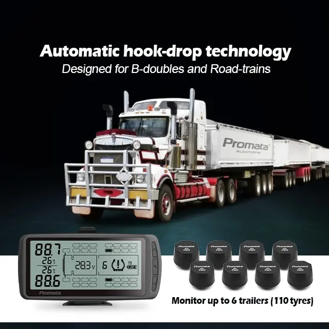 6 8 10 12 14 24 cảm biến bánh xe xe tải TPMS áp suất lốp hệ thống màn hình 203psi cho tự động thiết bị điện tử