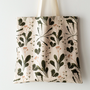 Bolso de compras de algodón teñido estampado personalizado respetuoso con el medio ambiente suave y duradero diseño de hombro estilo señora - Product Image 2