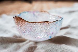 Cuenco decorativo de resina colorido elegante, centro de mesa moderno para el hogar, sala de estar, cocina y exhibición de oficina, plato de acento - Product Image 5