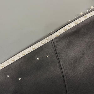 Sweat à capuche surdimensionné pour homme 100% coton, sweat à capuche vintage lourd délavé à l'acide, fabricants de sweat à capuche noir délavé avec strass - Product Image 3