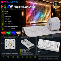 Feuille LED Flexible Ultra-Fine à Luminosité Premium, Super Fine, 4-en-1 RGBW, Personnalisable pour Marbre Rétroéclairé