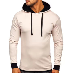 Sudadera con capucha personalizada de alta calidad para hombre, sudadera de algodón de invierno, ropa de calle de moda OEM sólida, sudaderas en blanco al por mayor - Product Image 1