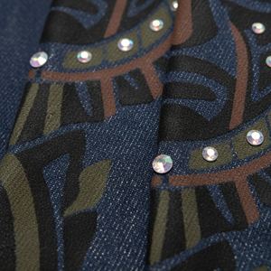 Veste en jean coupe-vent écologique personnalisée pour homme, style Y2K, imprimé bouffant, coupe ample, streetwear, fabrication d'usine, fournisseur OEM - Product Image 4