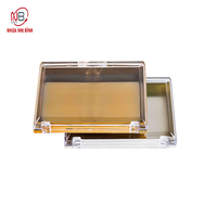 Boîte de rangement cosmétique rectangulaire légère en plastique GPPS de luxe OEM/ODM, multicolore, personnalisable, pour emballage de conservation