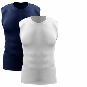 Séchage rapide hommes Rash Guard à manches courtes Protection UV chemise de Compression pour Gym natation Surf Fitness entraînement course - Product Image 4