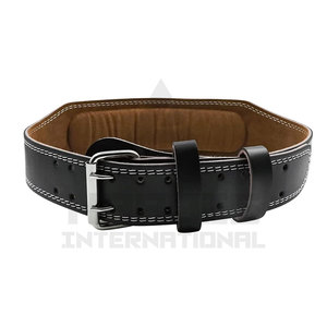 Ceintures d'haltérophilie en cuir durable avec logo personnalisé ceinture d'haltérophilie en cuir directe d'usine à bas quantité minimale de commande - Product Image 3