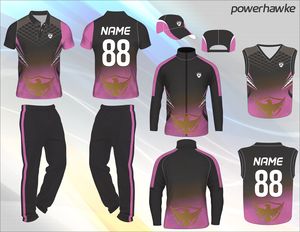 Les meilleures ventes de nouveaux modèles de powerhawk, ensemble d'uniforme de grillon extensible pour garçons adultes avec nom d'équipe personnalisé, couleur, Logo, taille - Product Image 5