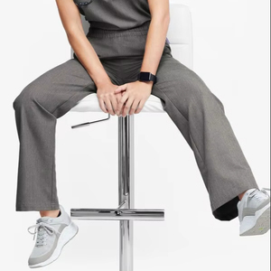 Mallas de algodón de invierno XL personalizadas para mujer, pantalones cargo holgados con bolsillo informal para correr, cierre de cordón, logotipo plano lavado - Product Image 1