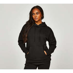 Ensemble de survêtement en coton pour femmes, logo brodé personnalisé, jogging, sweat-shirt à capuche, motif uni, étiquette privée, survêtement personnalisé - Product Image 2