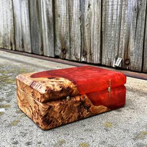 Luxury Eco-Friendly Small Unfinished Wooden <b>Box</b> with Lid 8x8x2 Inch <b>Christmas</b> <b>Gift</b> <b>Box</b> for Wall Hanging Customized Shape - Product Image 2