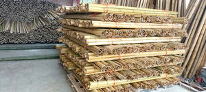 Bâtons de bambou fendus, bambou fendu en deux, matière première naturelle pour l'artisanat, l'agriculture et l'usage extérieur - Product Image 6