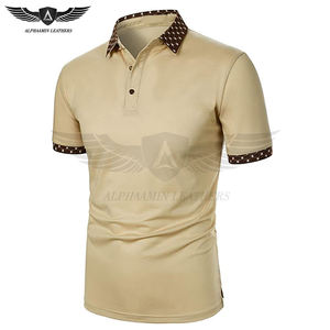 Chemises polo pour hommes de haute qualité, entièrement personnalisées avec logo imprimé, coupe ample, tissu respirant, très vendues - Product Image 4