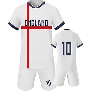 Uniforme de fútbol juvenil con impresión de logotipo personalizado, ropa deportiva de último diseño de talla grande para equipo, servicio OEM - Product Image 1