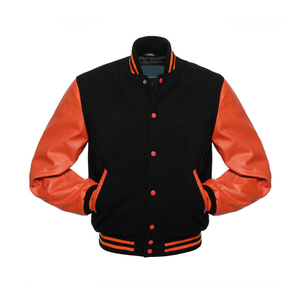 Hot Selling Men's High Street Wool Varsity <b>Jacket</b> Custom Logo <b>Light</b> Breathable with Pocket CollegeBaseballjacket for men - Product Image 1