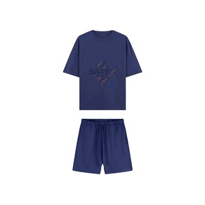 Conjunto de Dos Piezas para Hombre con Estampado Atractivo de Último Diseño y Alta Calidad, 100% Algodón, con Impresión y Tela Personalizables - Product Image 5