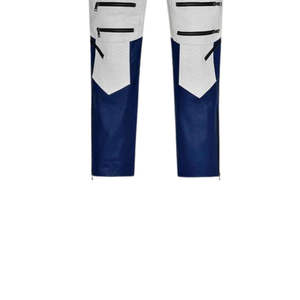 กางเกงหนังวัวแท้คุณภาพสูงสำหรับผู้ชาย สไตล์สตรีท ดีไซน์ใหม่ปี 2026 ราคาดีที่สุด กันน้ำ กันลม - Product Image 5