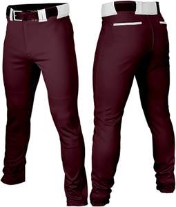 Pantalon de baseball personnalisé direct d'usine avec rayures latérales pantalon de sport athlétique personnalisé respirant pantalon de baseball de l'équipe de jeunes hommes - Product Image 3