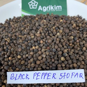 Pimienta Negra Seca Orgánica Premium de Venta Caliente 570GL MC/FAQ Vietnam Hierba Cruda Especias Secado AD Certificación ISO 22000 Marca Agrikim - Product Image 3
