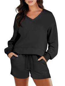 Ensemble de sport floral Club pour femme : soutien-gorge de yoga et short, ensemble d'été uni, débardeur court sans manches en maille, deux pièces, sexy 2026 - Product Image 3