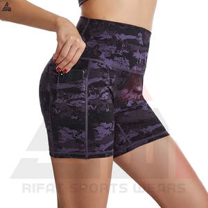 Alta calidad vacaciones de verano al por mayor Material de algodón de moda logotipo personalizado estampado transpirable caliente Sexy cintura media botín pantalones cortos mujeres - Product Image 3