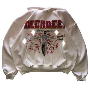 Sudaderas con capucha extragrandes de algodón 100% de alta calidad para hombre, estampado y diseño personalizados para invierno, sudaderas con capucha y sudaderas únicas - Product Image 2