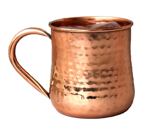 Taza de cobre a prueba de fugas de cobre de grado alimenticio y junta menos con taza de cobre para beber pulida con espejo - Product Image 1