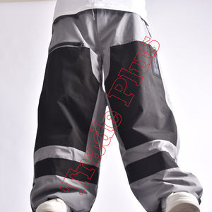 Pantalones de Esquí Transpirables Personalizables con Cintura Ajustable con Cordón, Múltiples Bolsillos con Cremallera y Ajuste Holgado Resistente - Product Image 1