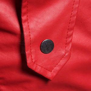 Venta caliente de calidad superior Mejor diseño Hombres Ropa Chaquetas de cuero Durable a prueba de viento Hombres Chaqueta de invierno de cuero - Product Image 5