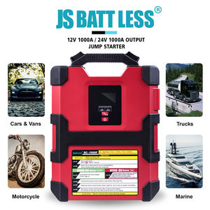 Arrancador de Baterías sin Batería con Supercondensador Seleccionable de 12V 24V SC-1000F IP65 Resistente al Agua Salida de 1000 Amperios Abrazaderas de Alta Resistencia 6M - Product Image 4