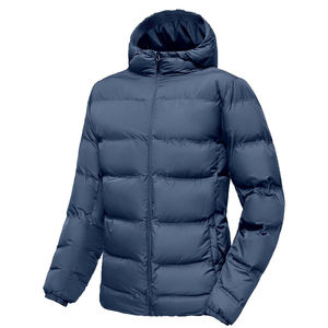 เสื้อแจ็คเก็ตฤดูหนาวสำหรับผู้ชาย กันลม กันน้ำ เสื้อโค้ทฤดูหนาวแบบมีซับใน เสื้อแจ็คเก็ตพัฟเฟอร์น้ำหนักเบาสำหรับผู้ชาย รับผลิตแบบ OEM - Product Image 1