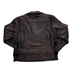 Precio al por mayor de fábrica, chaqueta de cuero de moda de invierno, chaqueta de cuero de ante con cuello de oveja de piel - Product Image 2