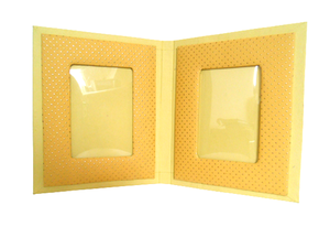 กรอบรูปโลหะสีเงินหยดน้ำตาสองชั้นแฟนซีแบบสวยใหม่ - Product Image 2