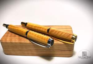 Boîte de rangement de papeterie de bureau en bois pour crayons - Product Image 6