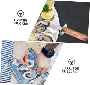 1 pieza de acero inoxidable ostra, herramienta para pelar mariscos, herramienta profesional para pelar ostras, cuchillos para mariscos - Product Image 1